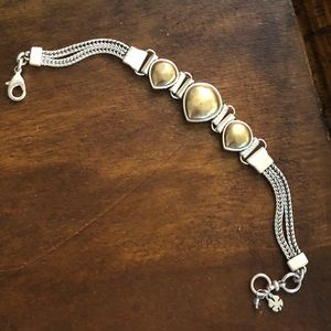 Lucky Brand two-toned Clasp Bracelet